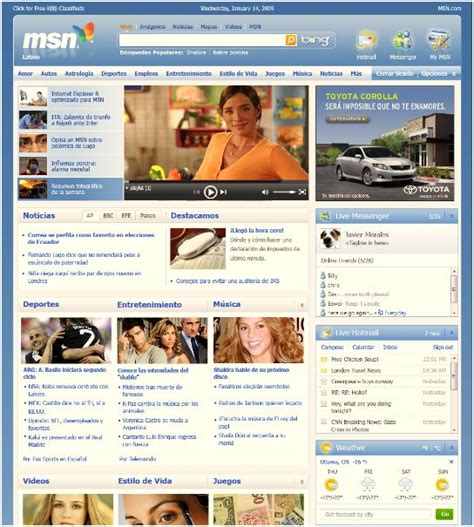 msn latino en español|msn pagina principal español.